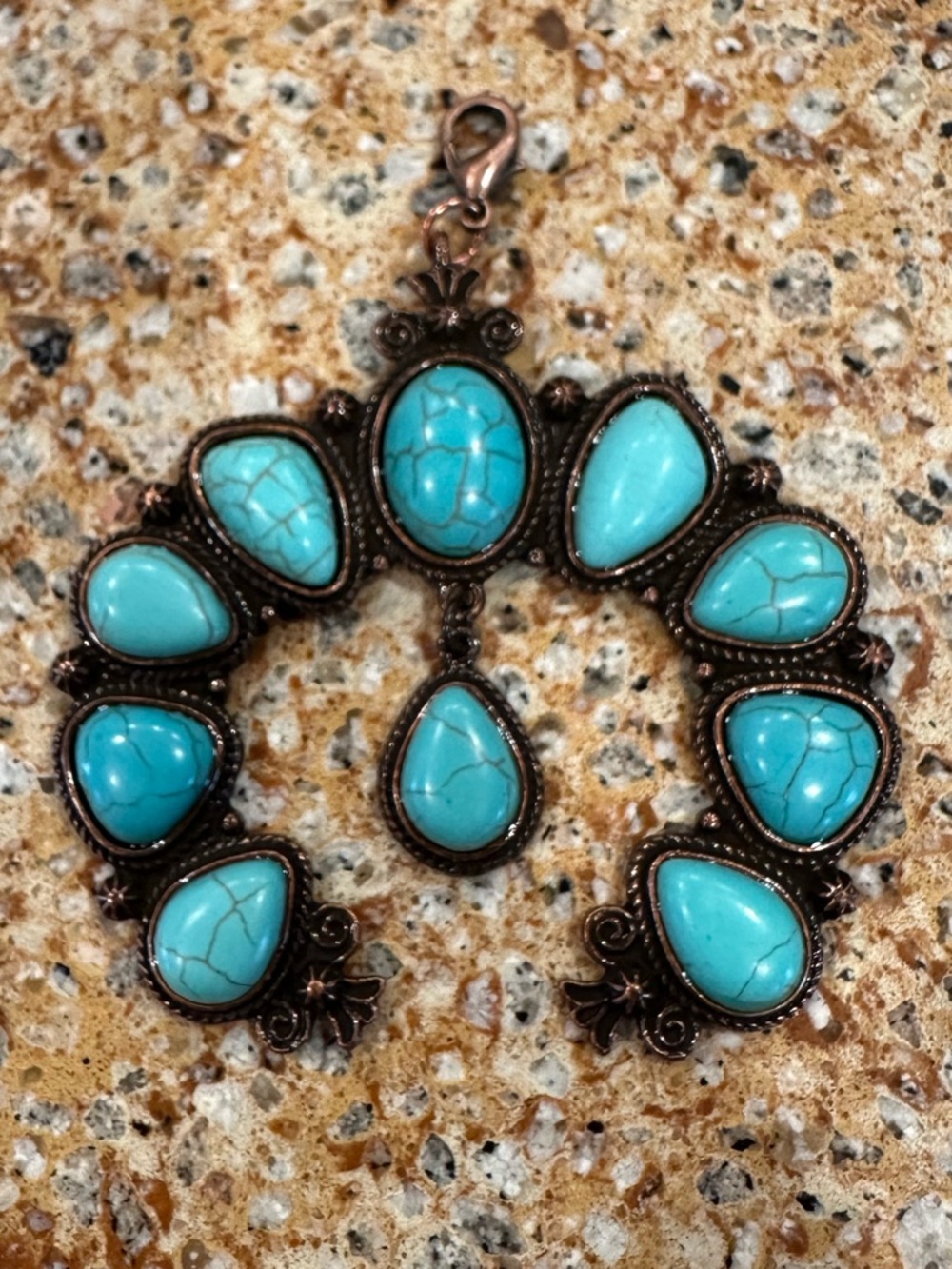 Montana West Squash Blossom Pendant Only